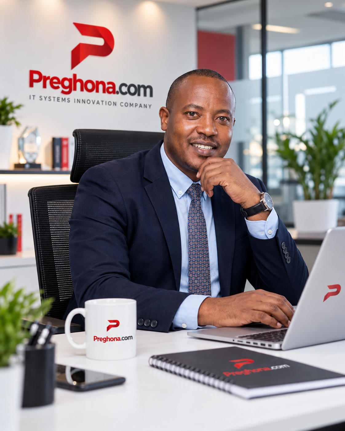 Preghona business representative